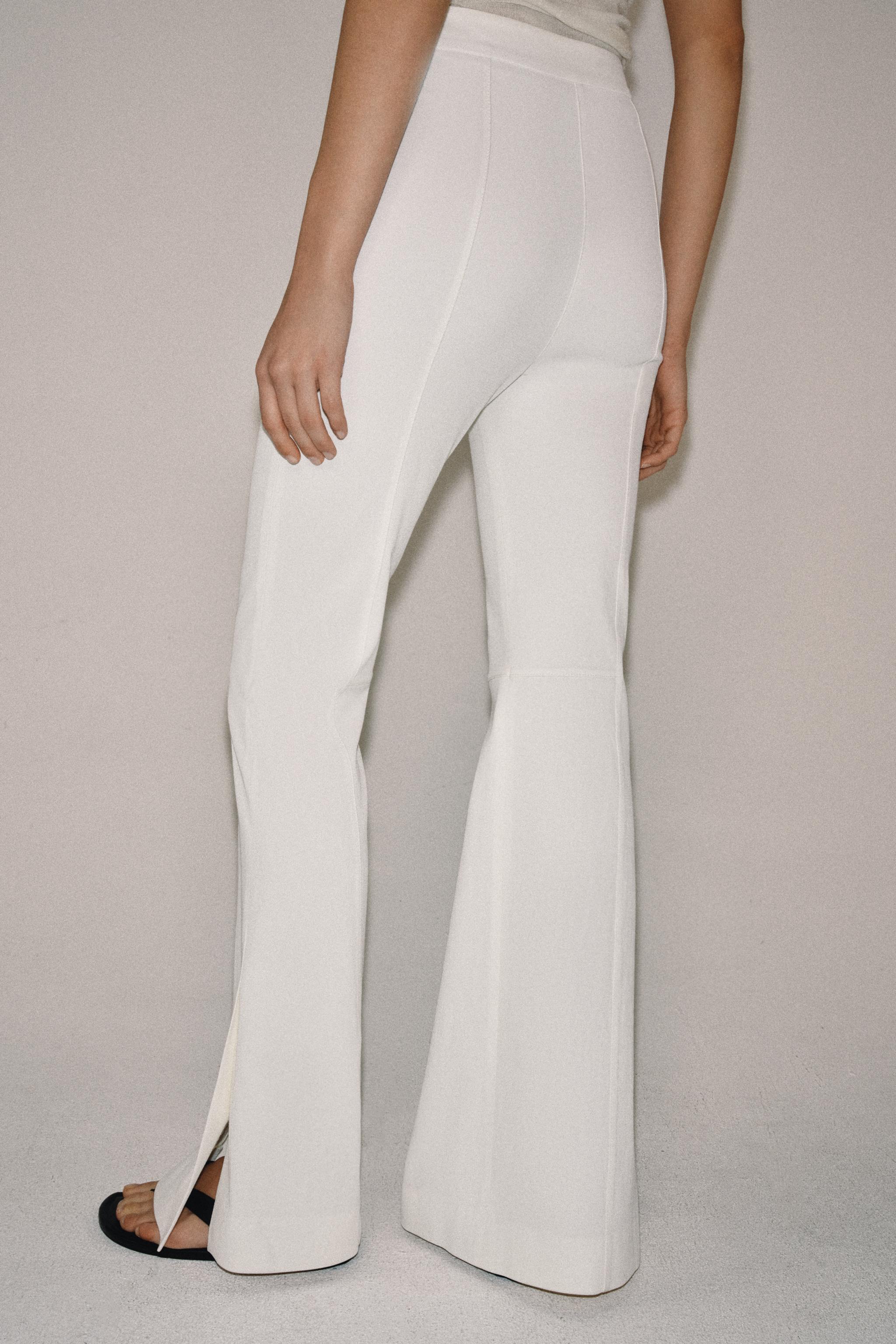ZW COLLECTION FLARE PANTS WITH VENTS